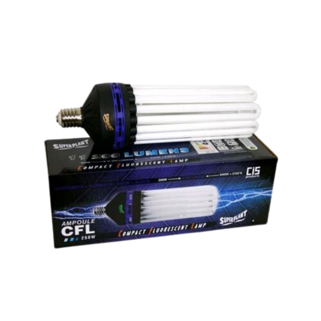 250w Dual Vekst/Blomst CFL pære - Superplant