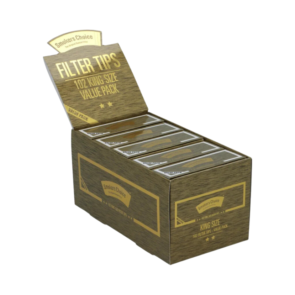 Smokers Choice - 102 Gold King size filtertips Verdipakke