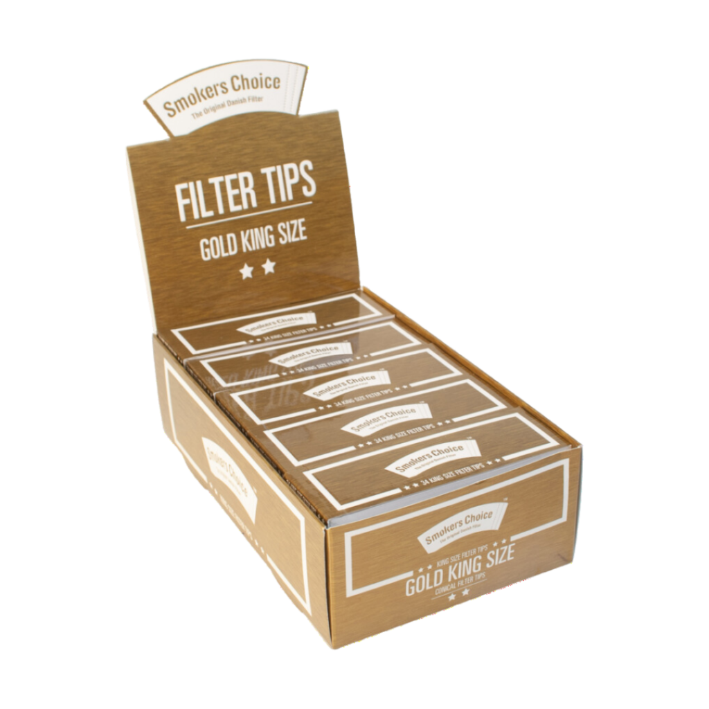 Smokers Choice - 34 King Size gullfilter tips