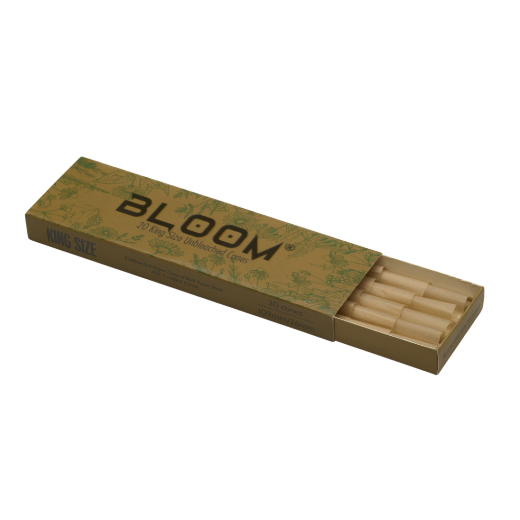 Bloom Ublegede kjegler King Size 20 stk