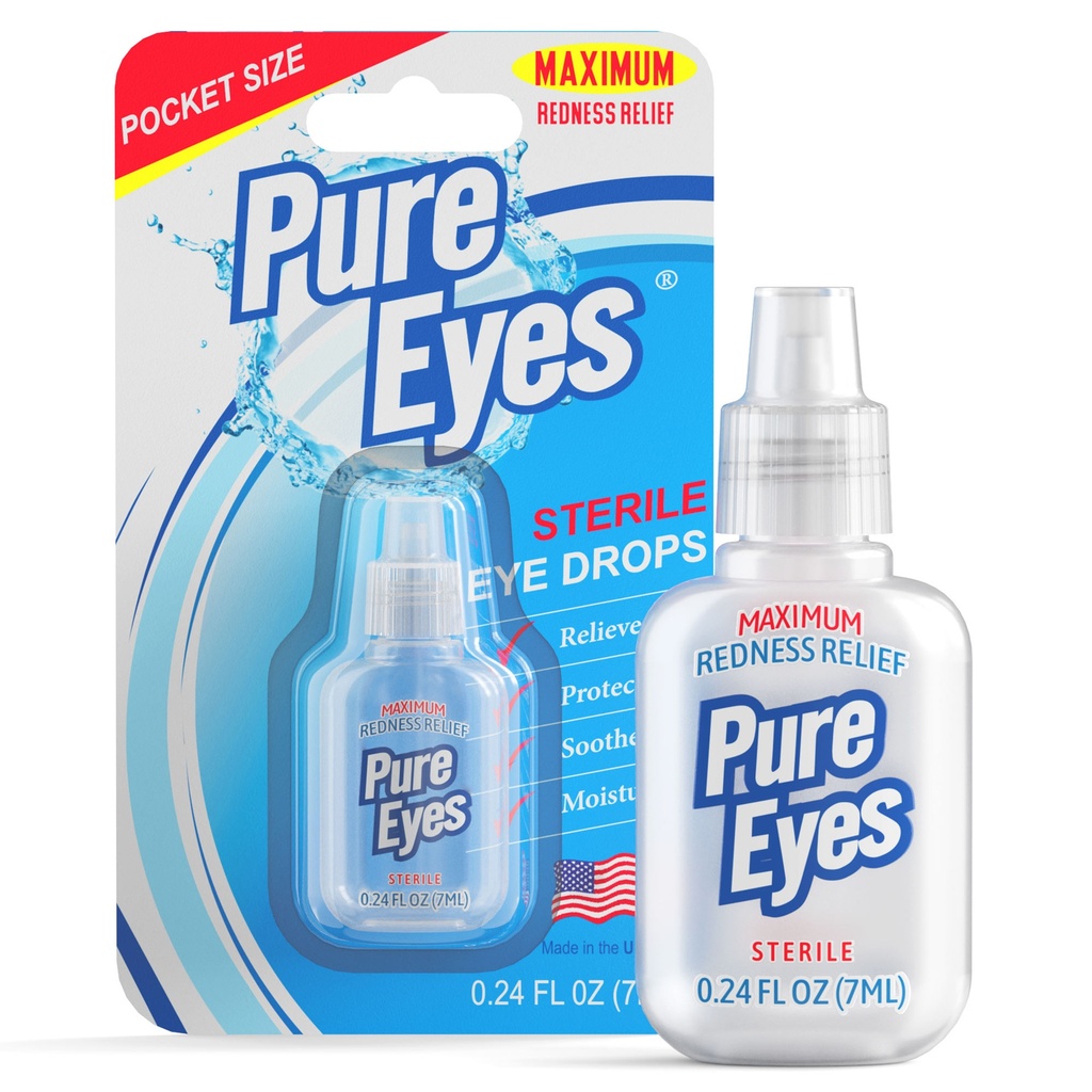 Clear Eyes Øyedråper - 6ml - ( Pure eyes )