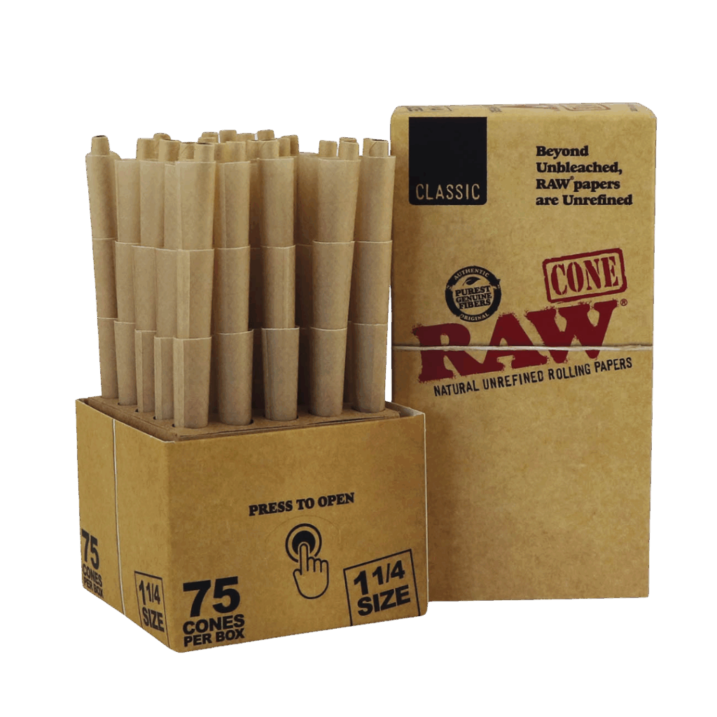 Raw Classic cones 1 1/4 Størrelse