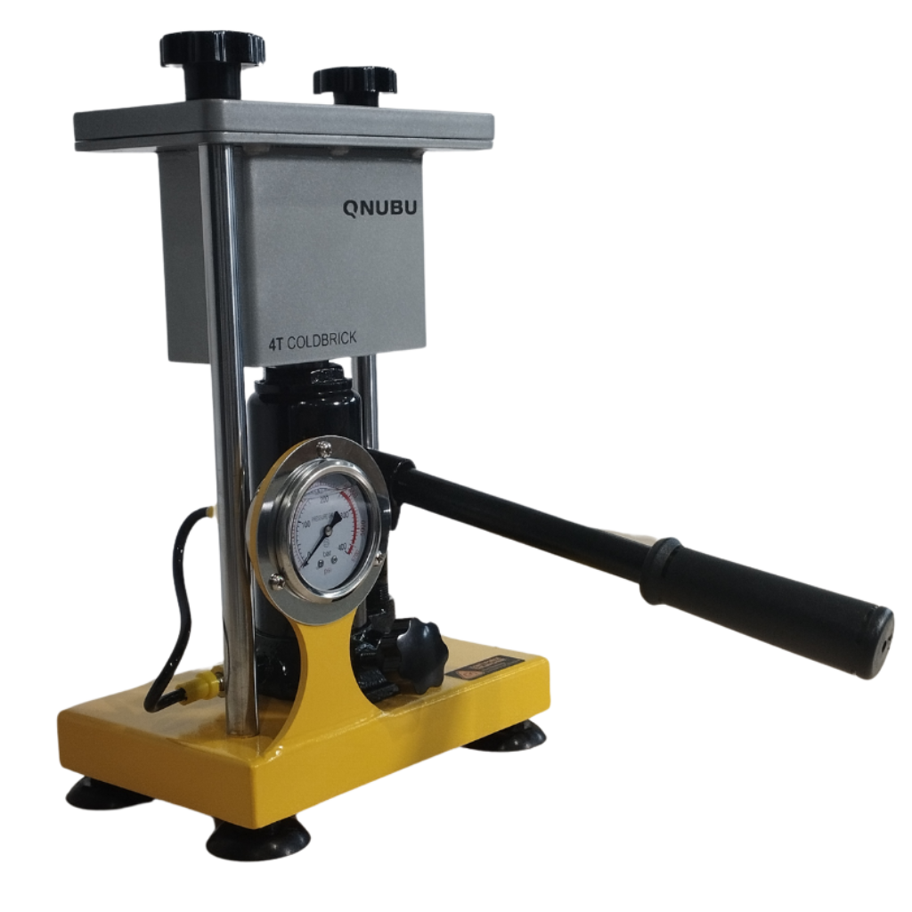Qnubu Kald Presse 4Tonn - med manometer 6x12cm