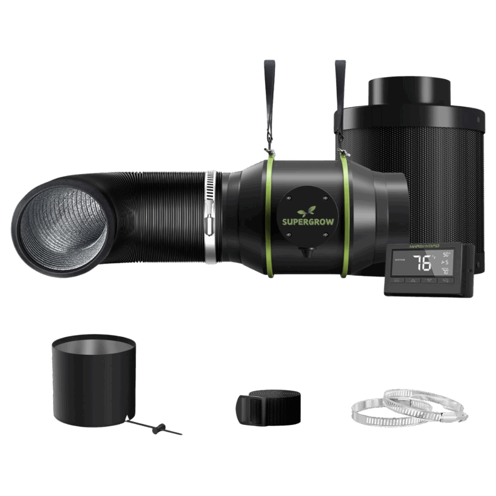Premium Ec Digital Ventilasjonskit - SuperGrow