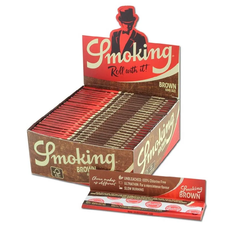 Smoking - Brun King Size-papir