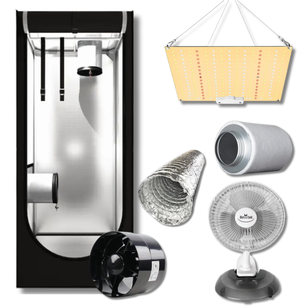 Komplett dyrkesett – 50w LED-lampe