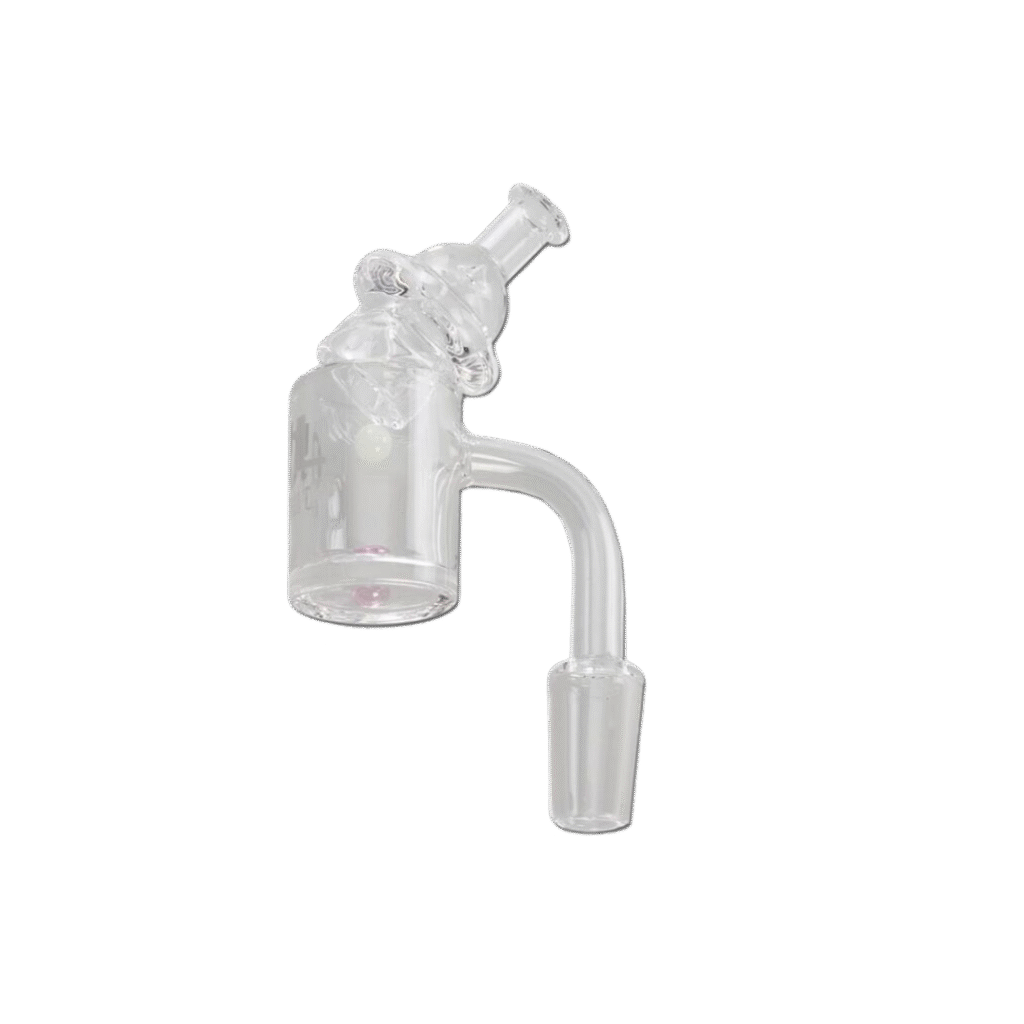 Black Leaf Quartz Banger Spinner Cap + 2 Perler