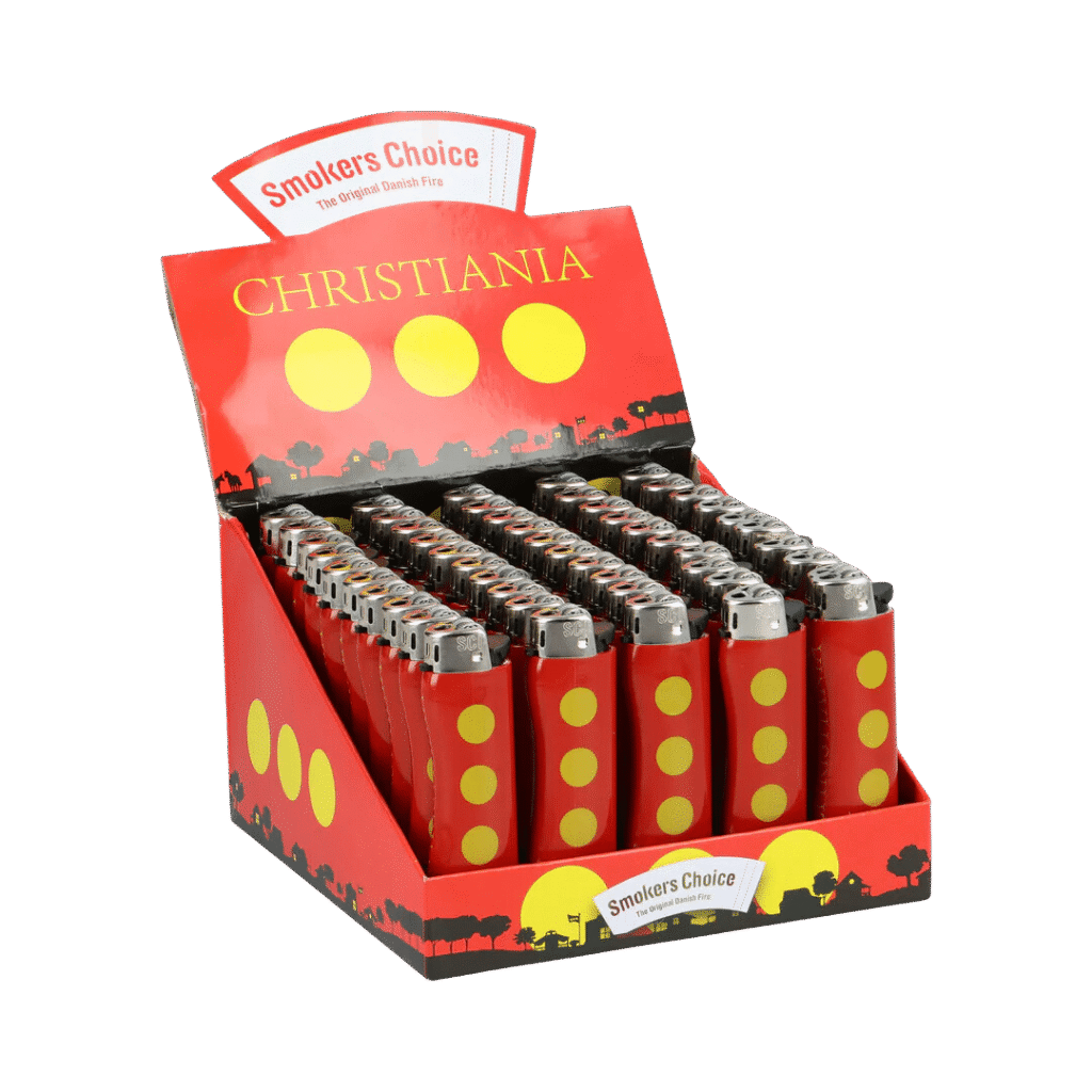Christiania Lighter Rød - Smokers Choice