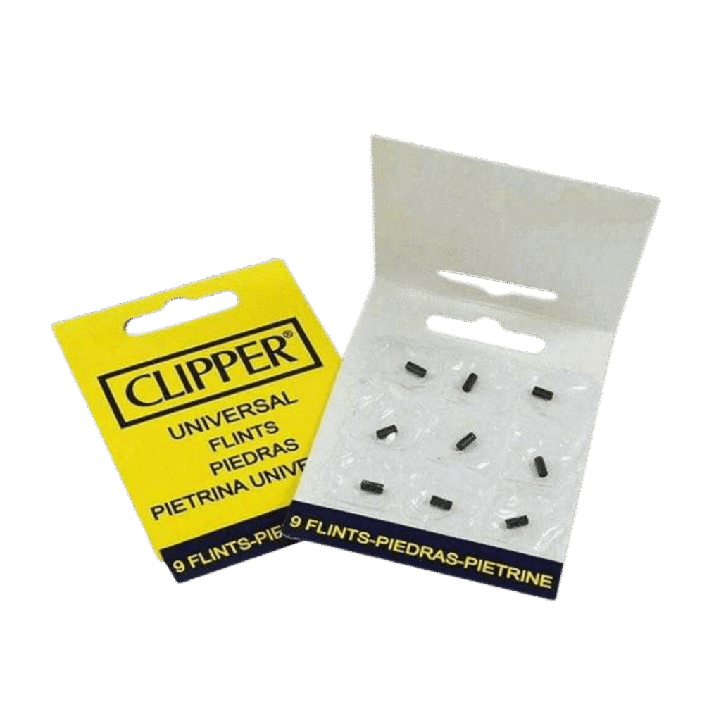 Clipper Flints – Utskiftningsstener til Lighter (9 stk)