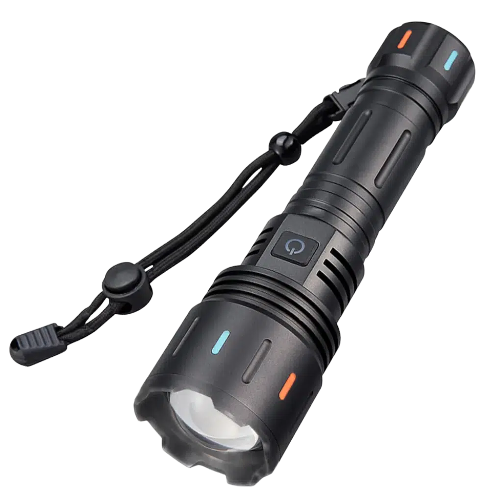 Ekstrem kraftig lommelykt 10.000 Lumen + Oppladbart Batteri