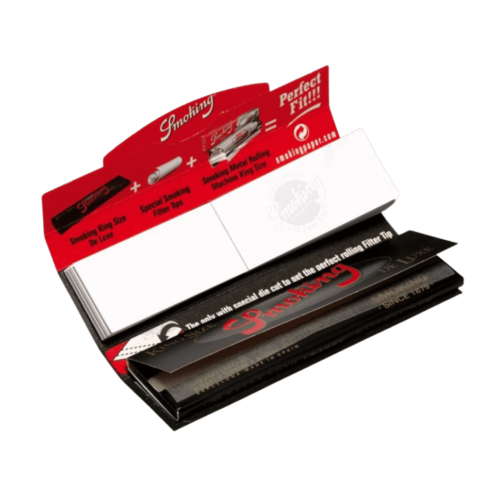 Smoking De Luxe Kingsize Papers - med Filter
