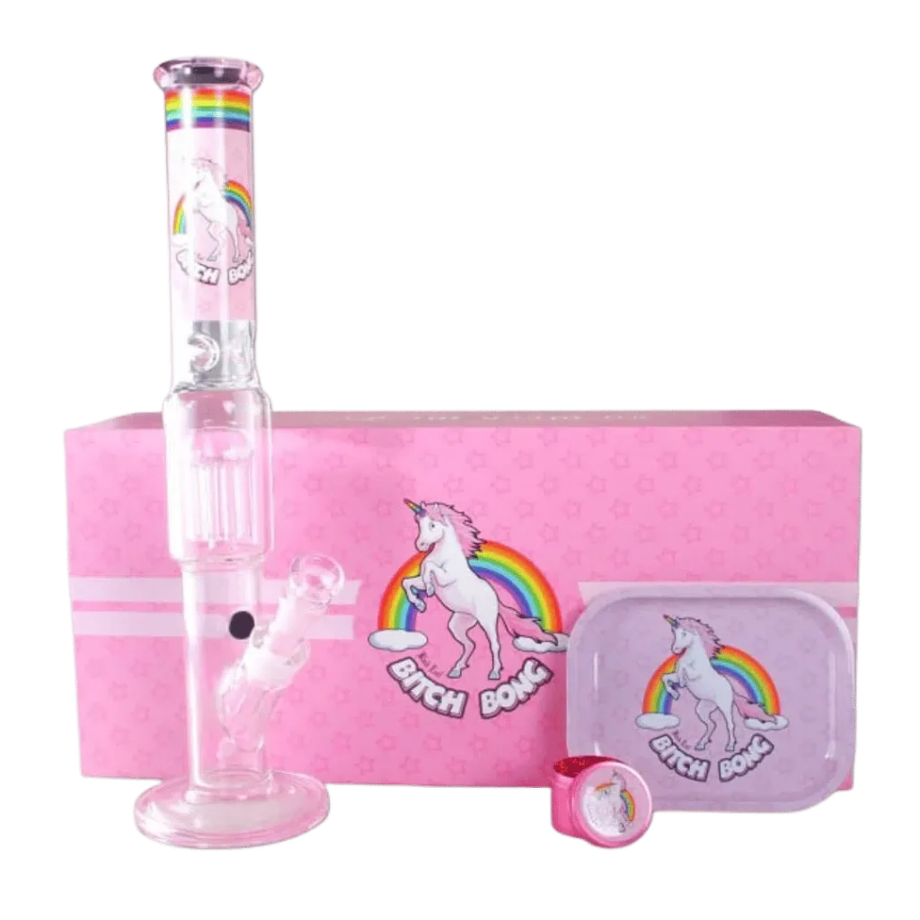 Black Leaf® Bitch Bong – perkolator og iskammer - i gaveeske