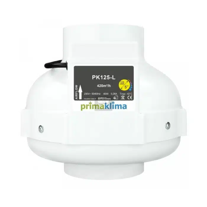 Prima Klima Ø125mm - 400m3/t