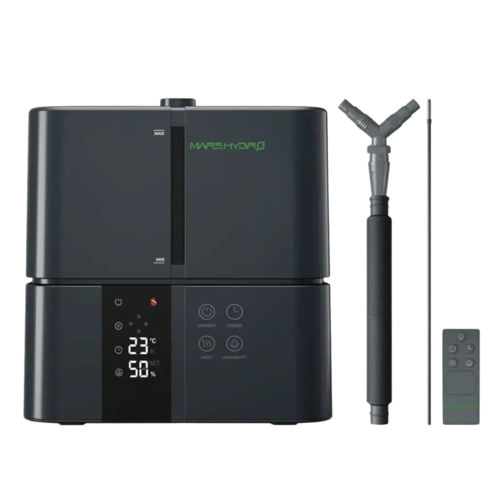 Mars Hydro 5L ultrasonisk luftfukter – med display og slange