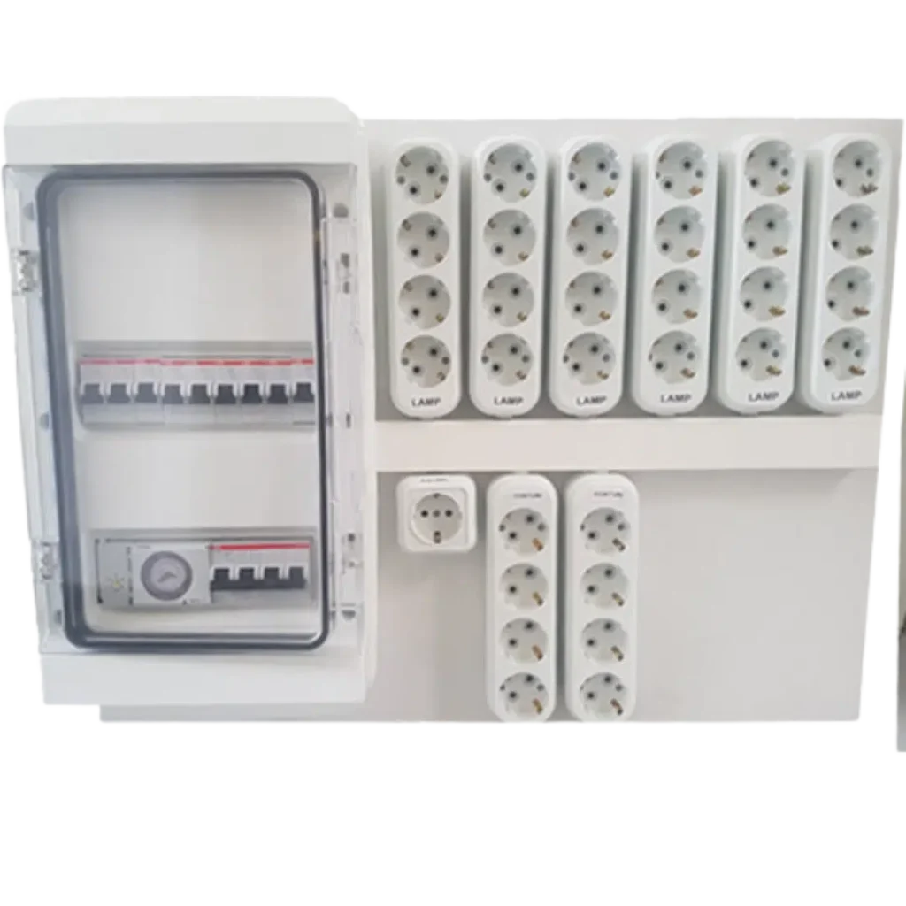 Timerskap - komplett med ventilasjon og varmeuttak