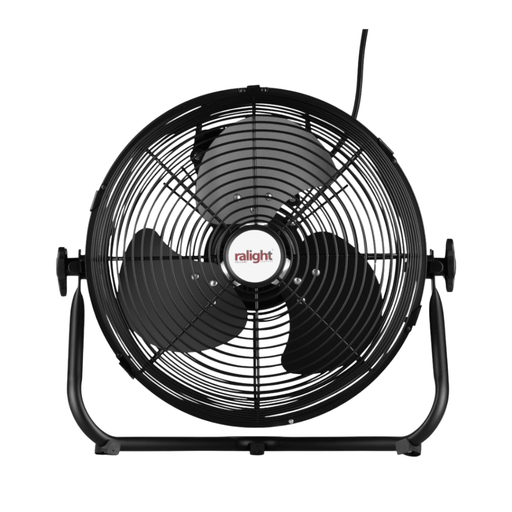 Ralight gulvvifte 30 cm 50W, svart