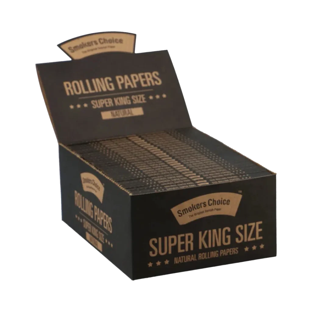 Super King Size brunt papir - SmokersChoice