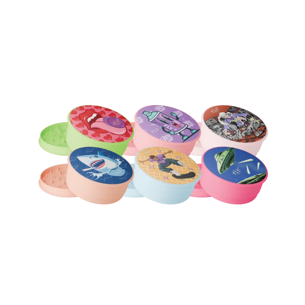 FLY Classic plastkvern 63 mm – fargerik kvern