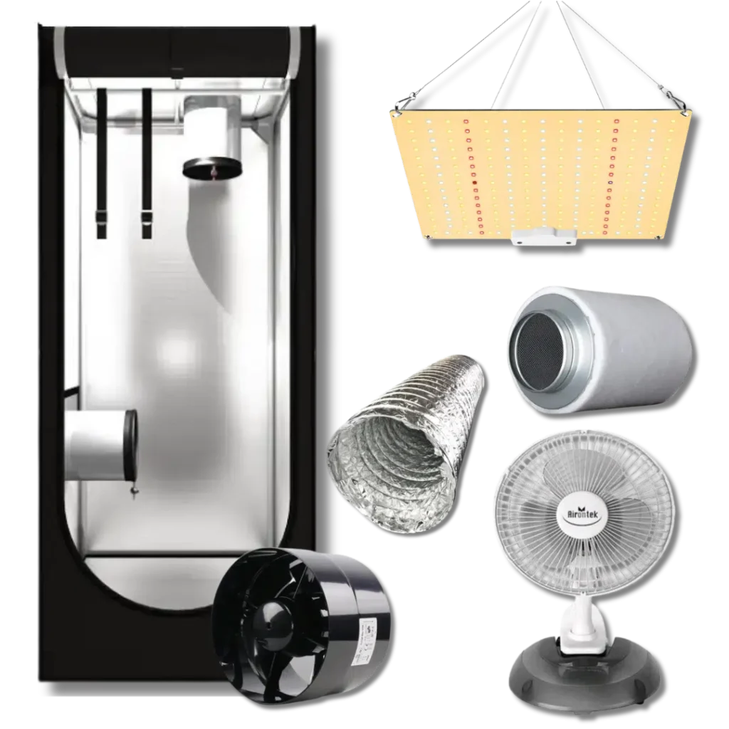 Komplett grokit – 50w LED-lampe
