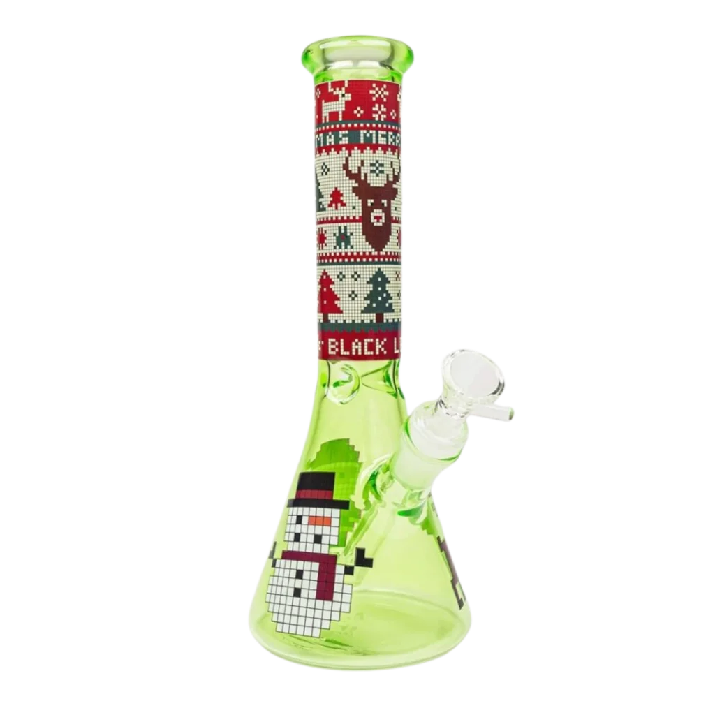 Black Leaf Christmas Vibes Icebong – Grønn – 25,5 cm